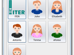 Supports multiple users identified through avatars