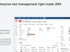 Native seamless integration with JIRA - Coordinate all test management activities including test planning, specification, execution, tracking and reporting right inside JIRA.