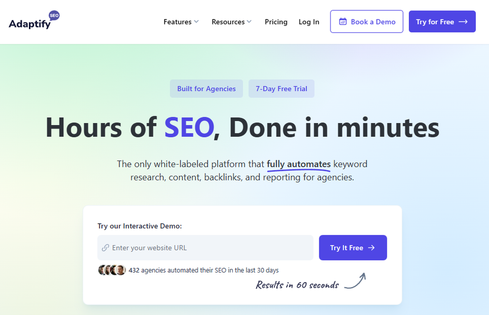 Adaptify SEO Screenshot 1
