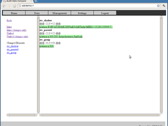 comparison between audited and new data sets shows trace of new user has been added into system