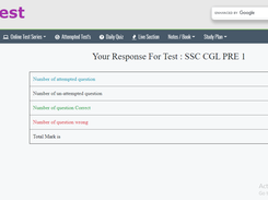 Online Examination System Screenshot 3