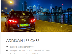 Addison Lee Screenshot 1