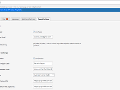 Addon Paypal For Contact Form 7 Screenshot 1