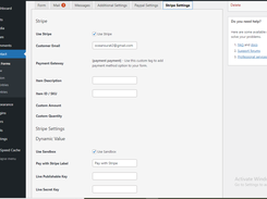 Addon Stripe with contact form 7 Screenshot 1