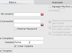 Create New Users: addusergui Screenshot 2
