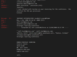 Affichage des mails de la boîte mail récupérée - commande afficher