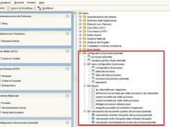 main configurator process menù