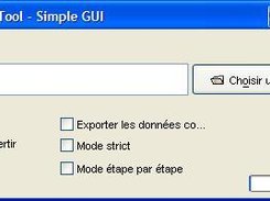 ADF MAGE-ML Tool Simple GUI in French