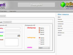 Web form created with designer