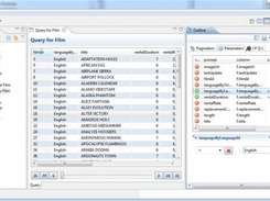 Query editor in generated Application