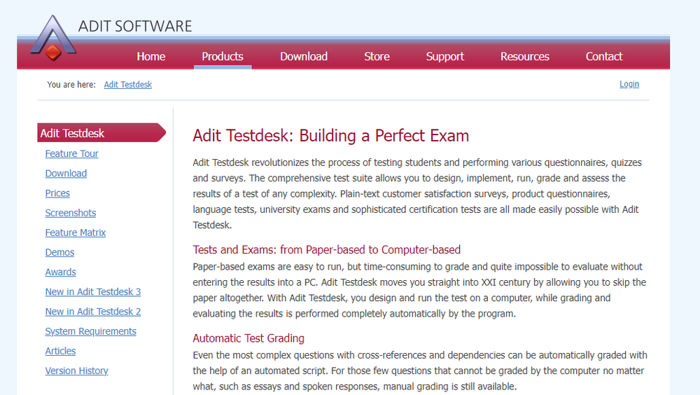 Adit Testdesk Screenshot 1