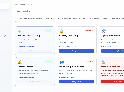 Main interface Admin Optimizer