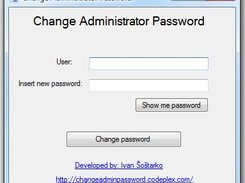 Change admin password Screenshot 1