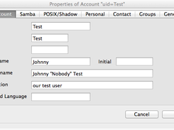 User LDAP entry