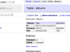 Adminer-iconized Screenshot 1