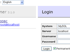 Adminer Screenshot 1