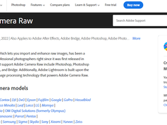 Adobe Camera Raw Screenshot 1