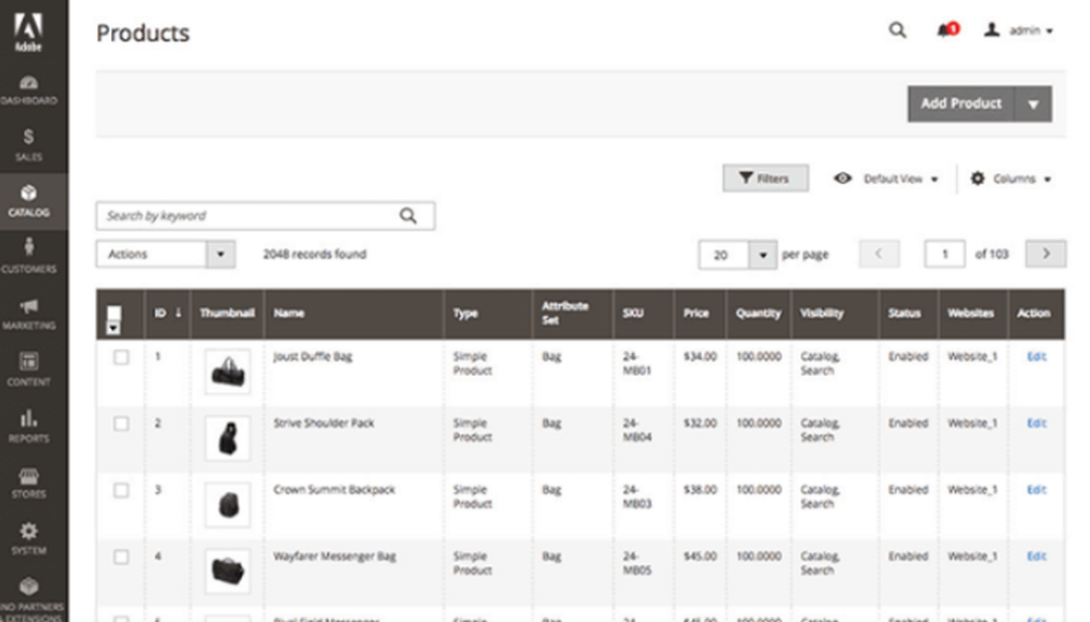 Adobe Commerce Screenshot 1