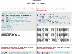 ADOdb Lite Test Program Example Page 1