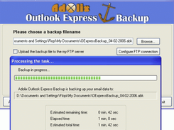 Adolix Email Backup Screenshot 1