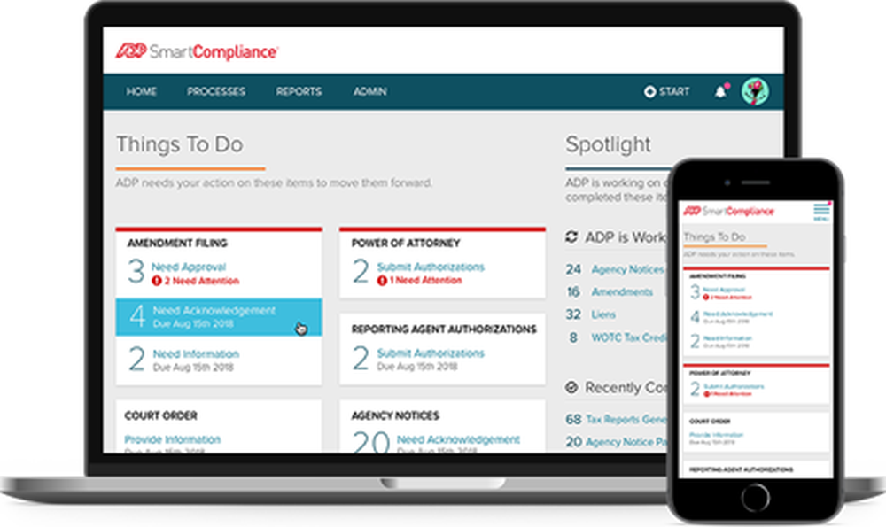 ADP SmartCompliance Screenshot 1