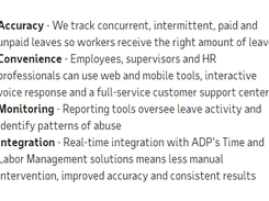 ADP Total Absence Management Screenshot 1