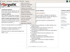 Menus and permissions are configured by XML files
