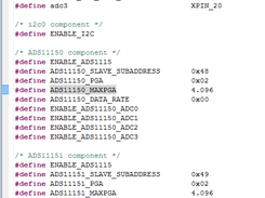 ADS1115 Config Variables