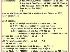Model and User Parameters