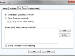 ADSViewer V 2.0 Settings Dialog Register "Scanresult"