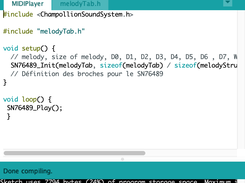SN76489 library for Arduino IDE(R) Screenshot 2