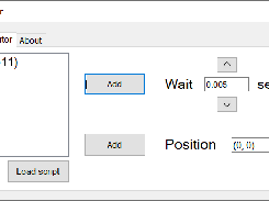 Script editor