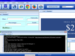 Advanced CSS Notepad Screenshot 1