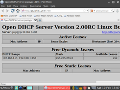 Advanced DHCP Server Live CD (With GUI) Screenshot 6