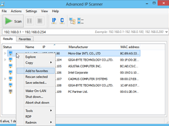 Advanced IP Scanner Screenshot 1