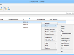 Advanced IP Scanner Screenshot 2