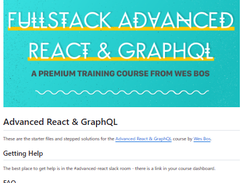 Advanced React & GraphQL Screenshot 1