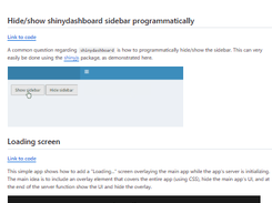 Advanced Shiny Screenshot 1
