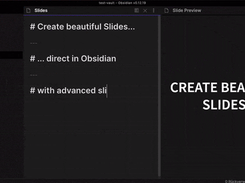 Advanced Slides for Obsidian Screenshot 1