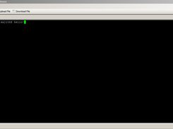 Logged in window
