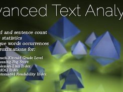 Advanced Text Analyzer Screenshot 1