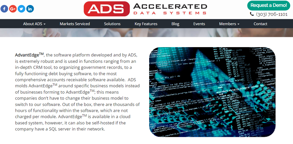 AdvantEdge Screenshot 1