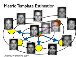 Template estimation from face dataset.