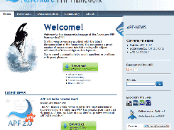 Adventure PHP Framework (APF) Screenshot 1