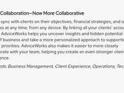 AdviceWorks Screenshot 1