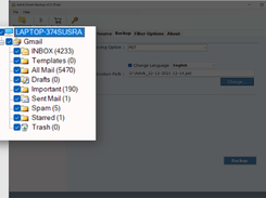 Advik Gmail Backup Tool Screenshot 2