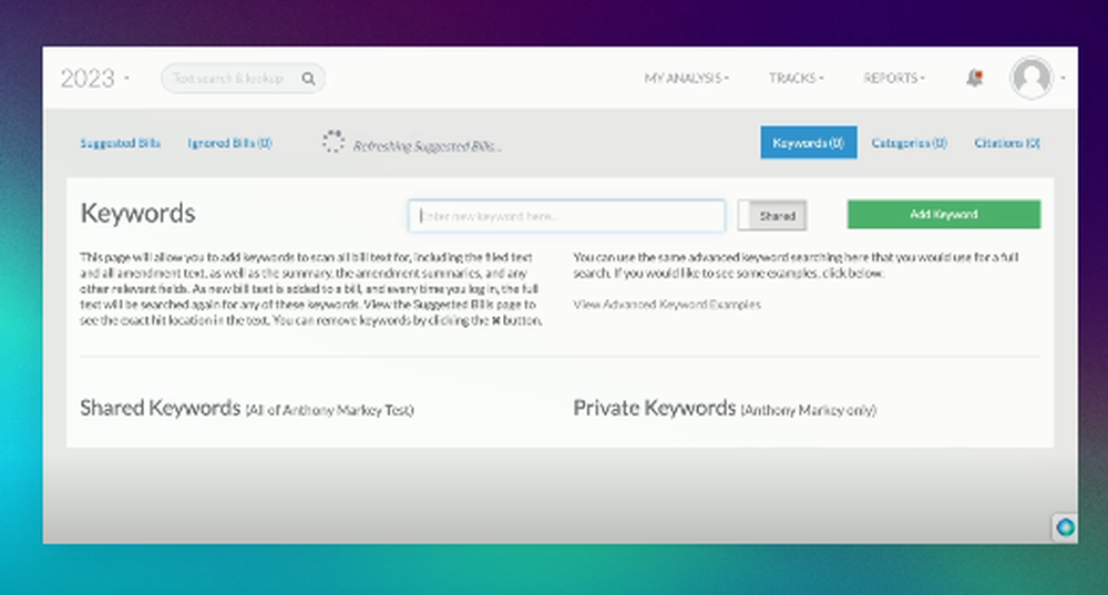 AdvocacyHub Screenshot 1