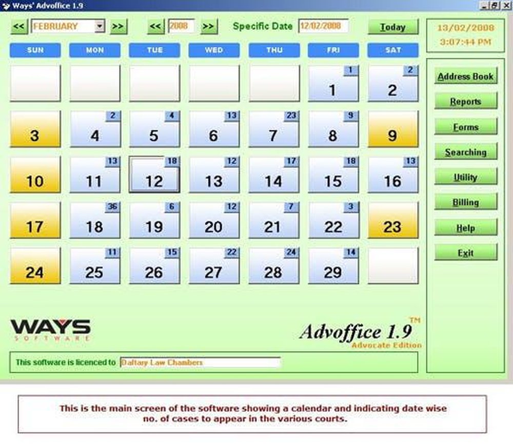 Advoffice Screenshot 1