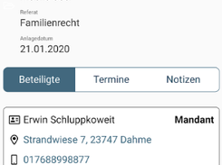 Advoware Screenshot 1