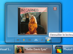 AeroPlayer windows, aero, glass, music, player, wmp, wmplayer, taskbar, jumplist, thumbnai, album, art, cover, widget, gadget, skin, customizable
